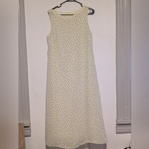 Vintage Sleeveless Polka Dot Dress